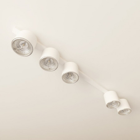 Lampa spot 5 punktowa Nano 116cm biała Emibig