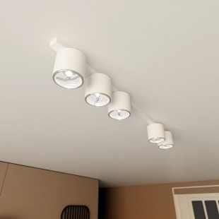 Lampa spot 5 punktowa Nano 116cm biała Emibig
