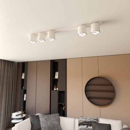 Lampa spot 5 punktowa Nano 116cm biała Emibig