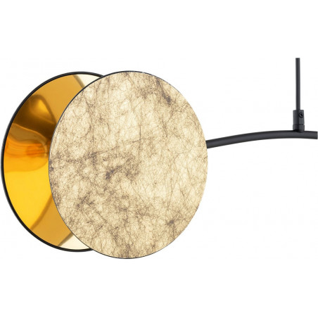 Lampa wisząca 2 punktowa z abażurami Motif 82 złota Emibig