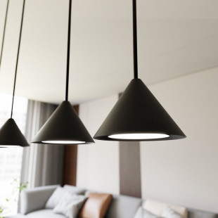 Lampa wisząca 4 punktowa na listwie Elit 90cm czarna Emibig