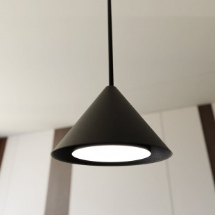 Lampa wisząca potrójna na listwie Elit 70cm czarna Emibig