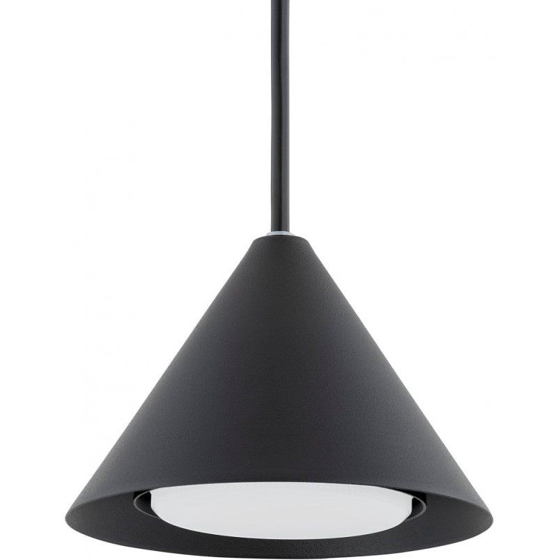 Lampa wisząca stożek Elit 12cm czarna Emibig