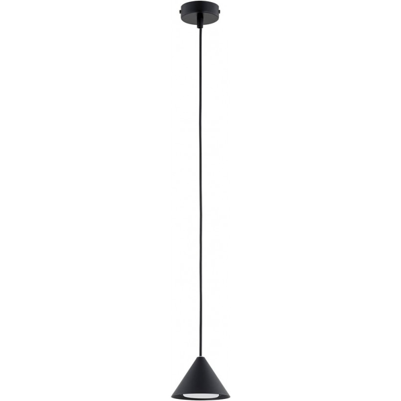 Lampa wisząca stożek Elit 12cm czarna Emibig