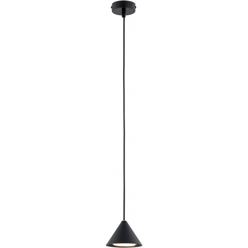 Lampa wisząca stożek Elit 12cm czarna Emibig