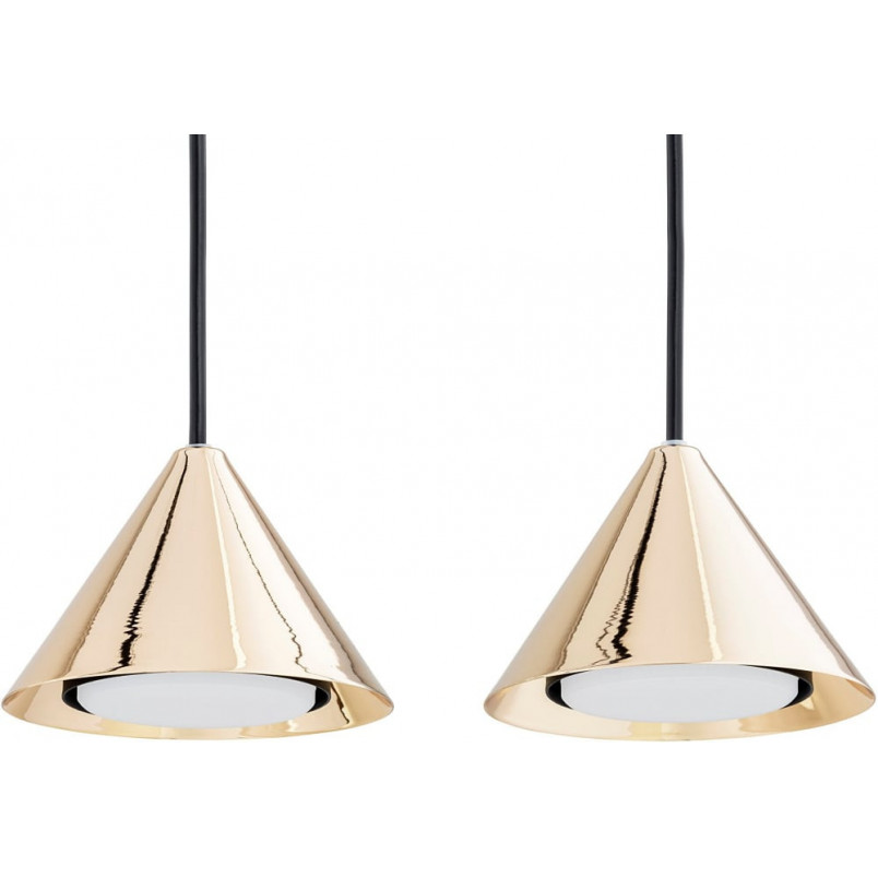 Lampa wisząca 6 punktowa na listwie Elit 116cm złota Emibig