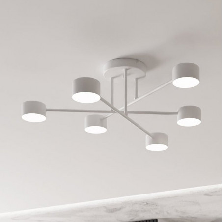 Lampa sufitowa 6 punktowa Halo VI 60cm biała Emibig