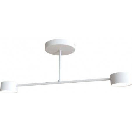 Lampa sufitowa podwójna Halo II 60cm biała Emibig