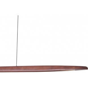 Lampa wisząca drewniana Woody LED 130cm orzech MaxLight