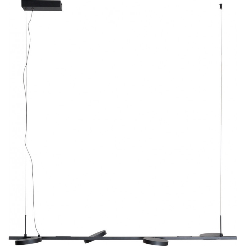 Lampa wisząca podłużna Ibiza LED 120cm czarna MaxLight