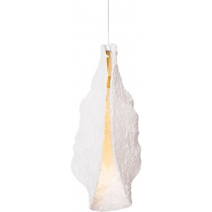 Lampa wisząca papierowa japandi Concha LED 30cm biała MaxLight
