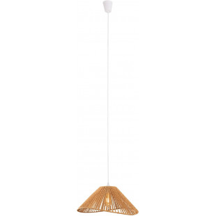 Lamp wisząca pleciona boho Amalfii 45cm naturalna MaxLight
