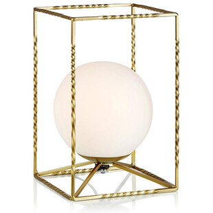 Lampa stołowa glamour Eve Złoty/Biały marki Markslojd