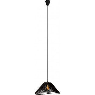 Lamp wisząca pleciona boho Amalfii 45cm czarna MaxLight