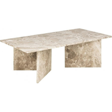Stolik marmurowy Vega 140x70cm beżowy Actona