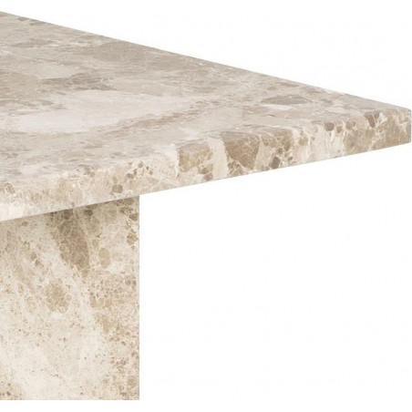 Stolik marmurowy Vega 140x70cm beżowy Actona