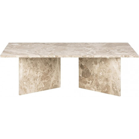 Stolik marmurowy Vega 140x70cm beżowy Actona