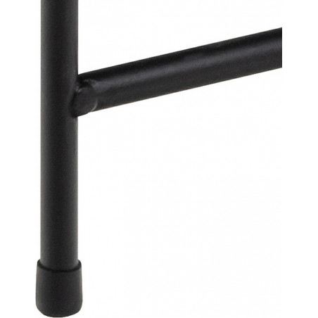 Stolik okrągły marmurowy Avila 52cm H40cm czarny marmur / czarny Actona