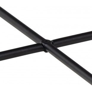 Stolik okrągły marmurowy Avila 52cm H40cm czarny marmur / czarny Actona