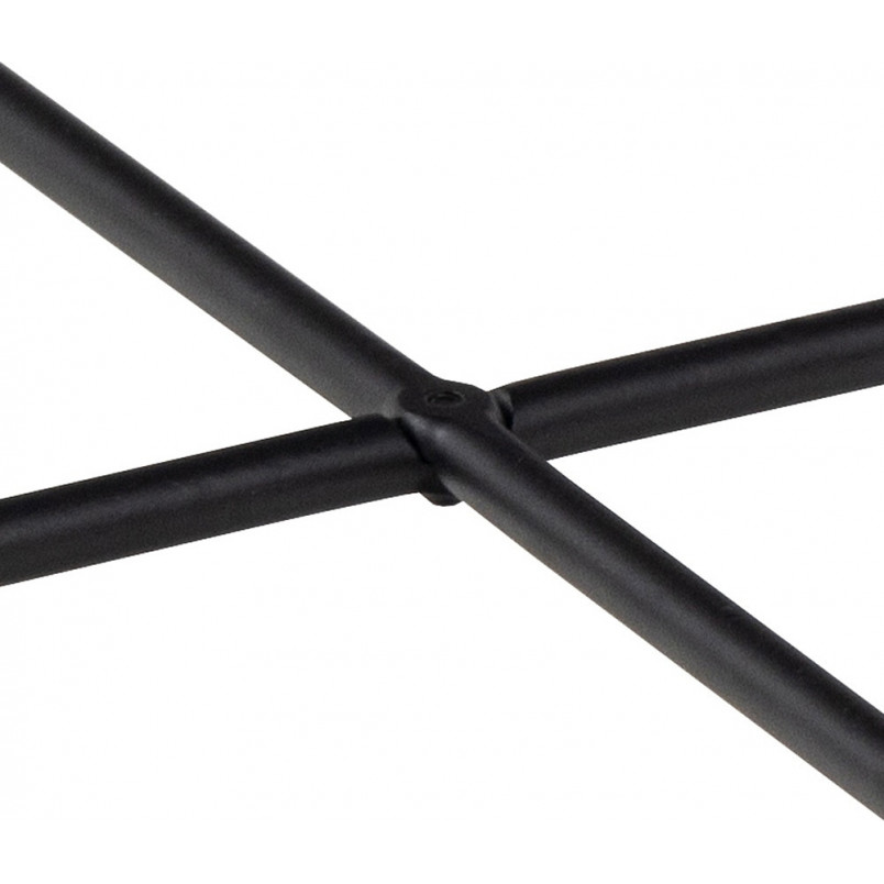 Stolik okrągły marmurowy Avila 52cm H40cm czarny marmur / czarny Actona
