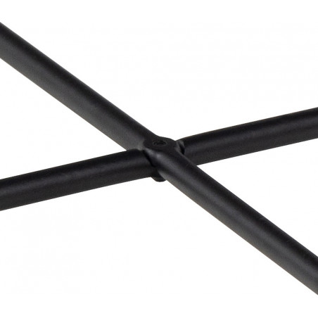 Stolik okrągły marmurowy Avila 52cm H40cm czarny marmur / czarny Actona