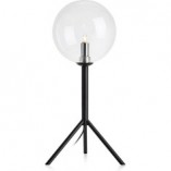 Lampa stołowa szklana kula Andrew Czarny/Przeźroczysty marki Markslojd