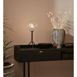 Lampa stołowa szklana kula Andrew Czarny/Przeźroczysty marki Markslojd