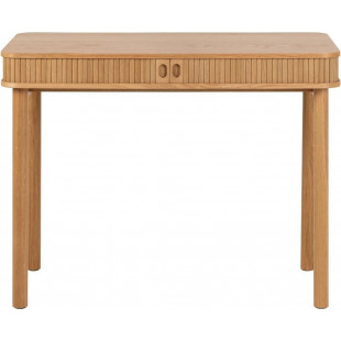 Biurko fornirowane z szufladą Langley 100x50cm dąb Actona