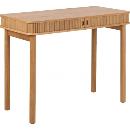 Biurko fornirowane z szufladą Langley 100x50cm dąb Actona