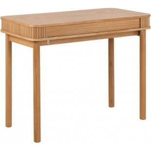 Biurko fornirowane z szufladą Langley 100x50cm dąb Actona