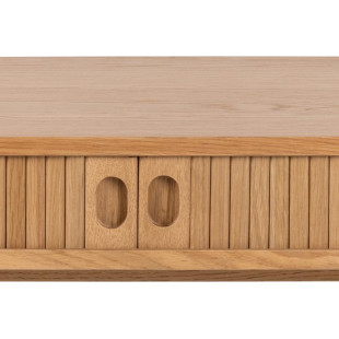 Biurko fornirowane z szufladą Langley 100x50cm dąb Actona