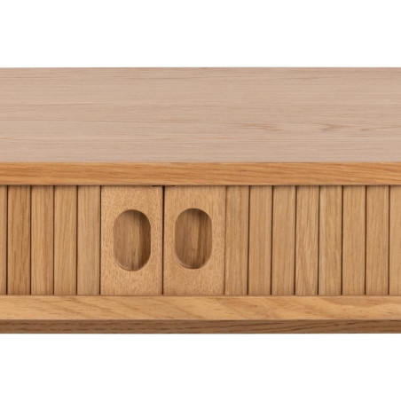 Biurko fornirowane z szufladą Langley 100x50cm dąb Actona