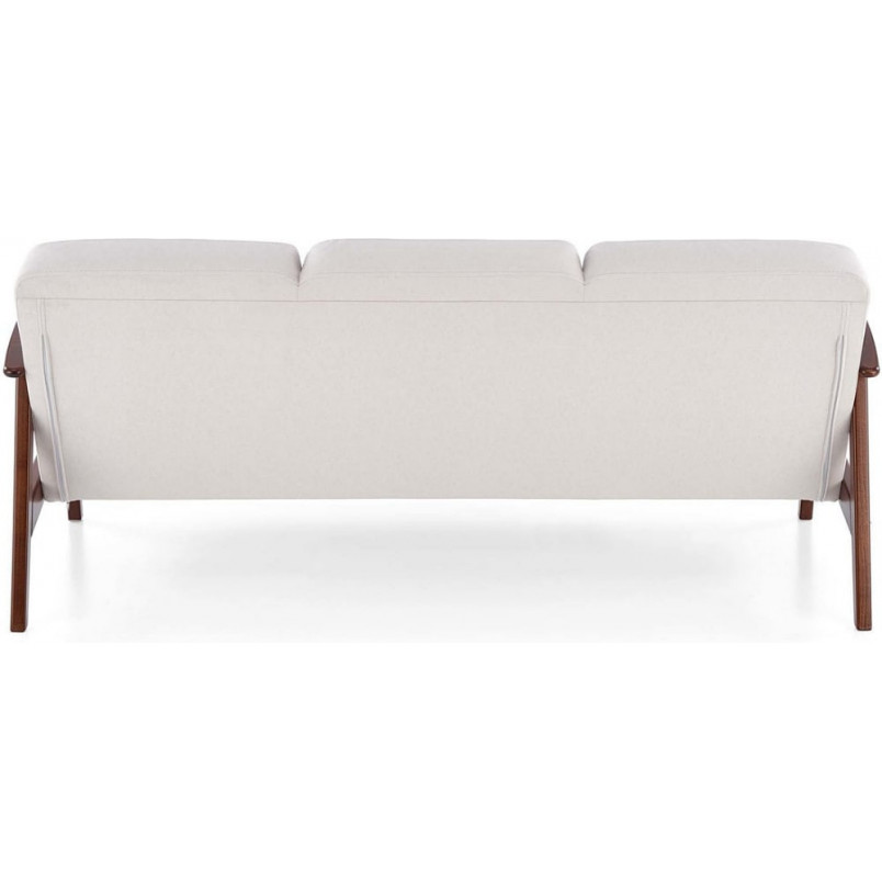 Sofa 3 osobowa prl / vintage Milano 175cm orzech / jasny beż Castel 04 Halmar