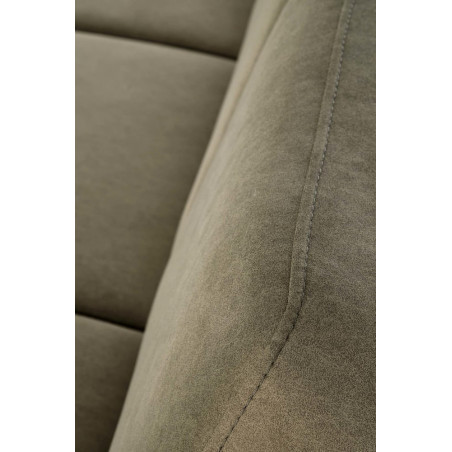Sofa 3 osobowa prl / vintage Milano 175cm orzech / oliwka Castel 39 Halmar