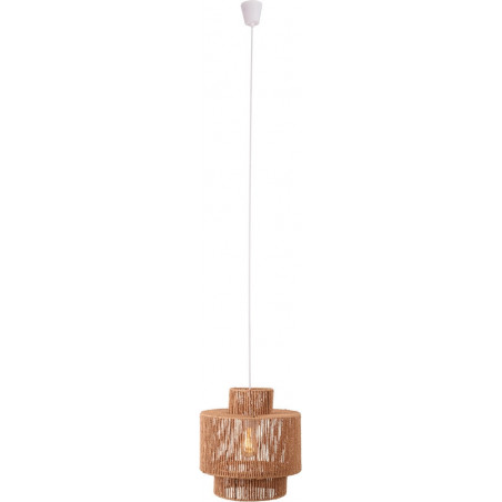 Lampa wisząca pleciona boho Labriz 35cm brązowa MaxLight