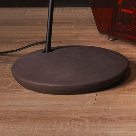 Lampa podłogowa ze ściemniaczem Jubi Concrete 200cm czarny / brąz LoftLight