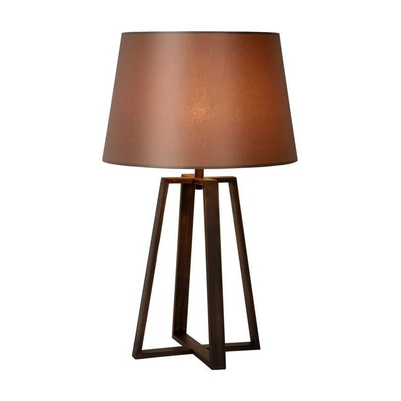 Lampa stołowa z abażurem Coffe 38 Rdzawa marki Lucide