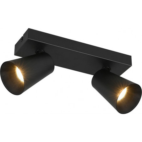 Reflektor sufitowy 2 punktowy Sharp czarny mat Trio