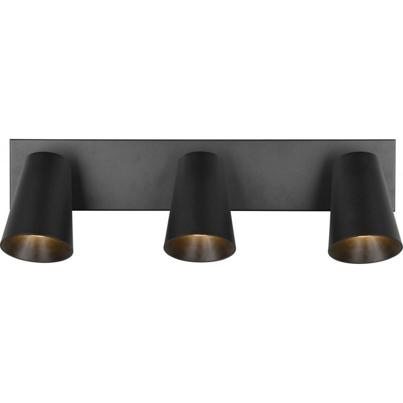 Reflektor sufitowy 3 punktowy Sharp czarny mat Trio