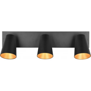Reflektor sufitowy 3 punktowy Sharp czarny mat Trio