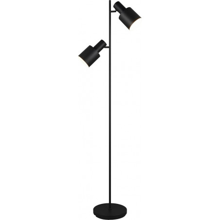 Lampa podłogowa 2 punktowa Agudo 161cm czarny mat Trio