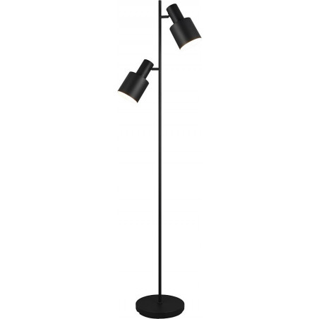 Lampa podłogowa 2 punktowa Agudo 161cm czarny mat Trio
