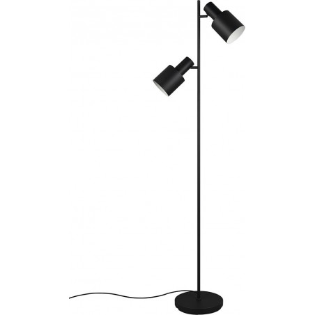 Lampa podłogowa 2 punktowa Agudo 161cm czarny mat Trio