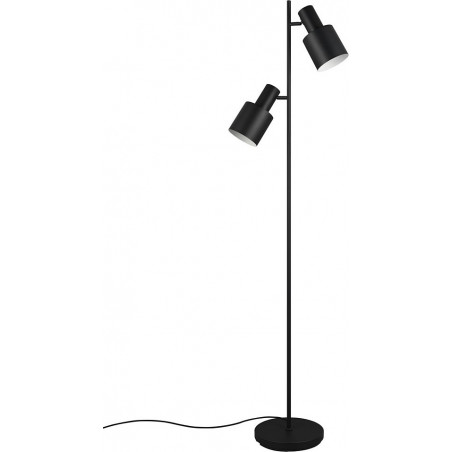 Lampa podłogowa 2 punktowa Agudo 161cm czarny mat Trio