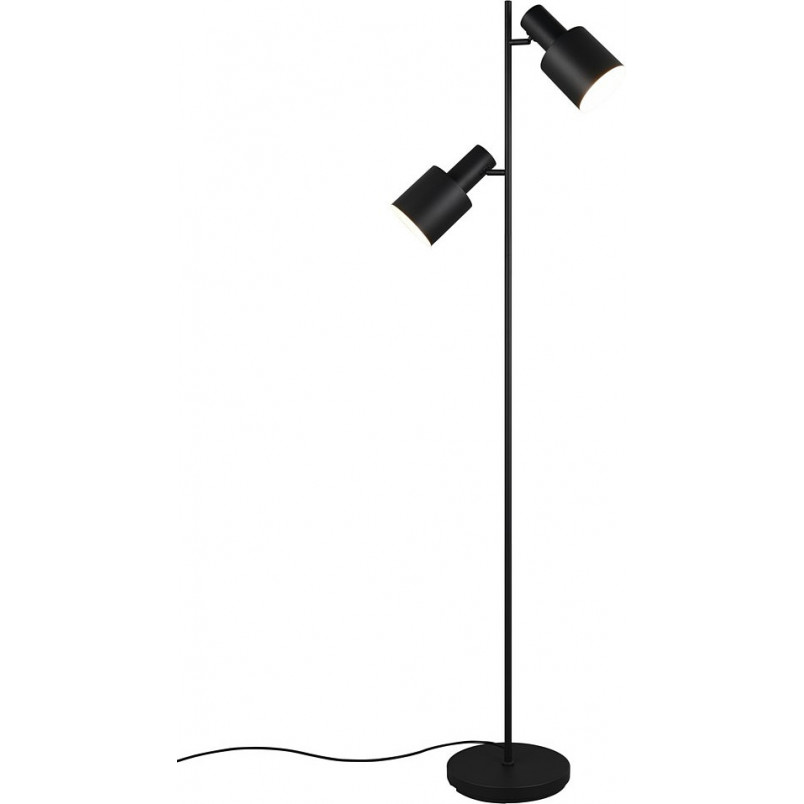Lampa podłogowa 2 punktowa Agudo 161cm czarny mat Trio