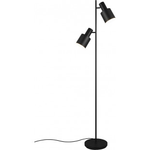 Lampa podłogowa 2 punktowa Agudo 161cm czarny mat Trio
