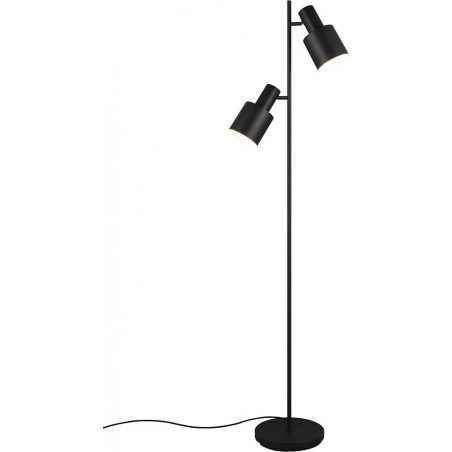Lampa podłogowa 2 punktowa Agudo 161cm czarny mat Trio