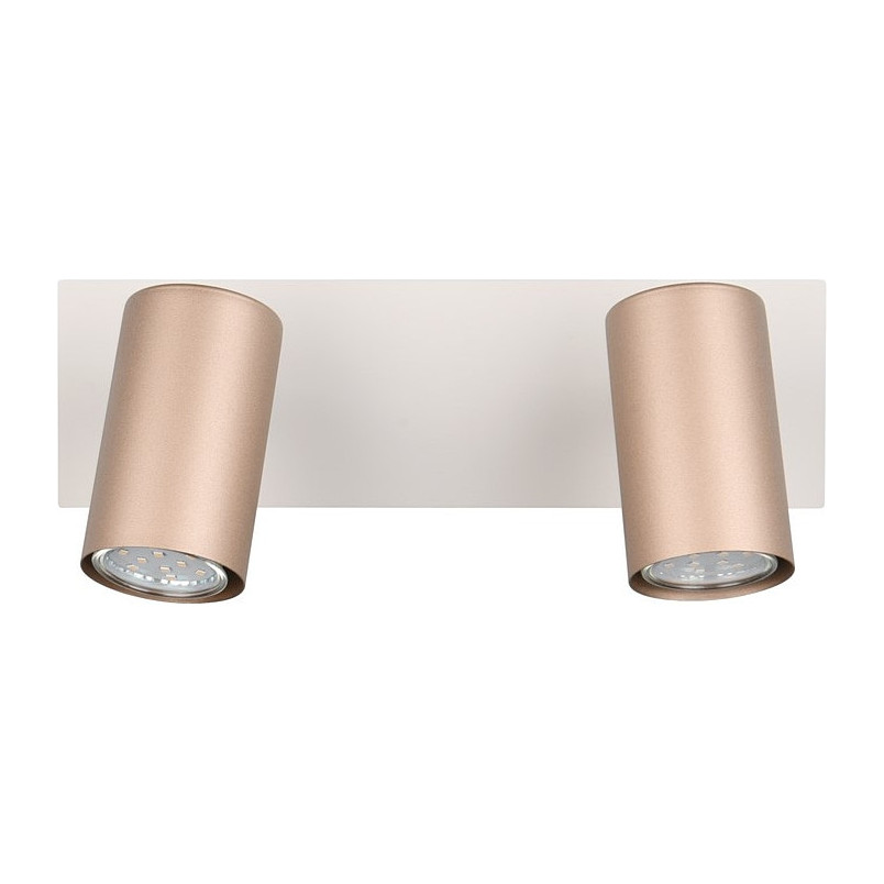 Reflektor sufitowy modern Marley II kawowy / biały Trio