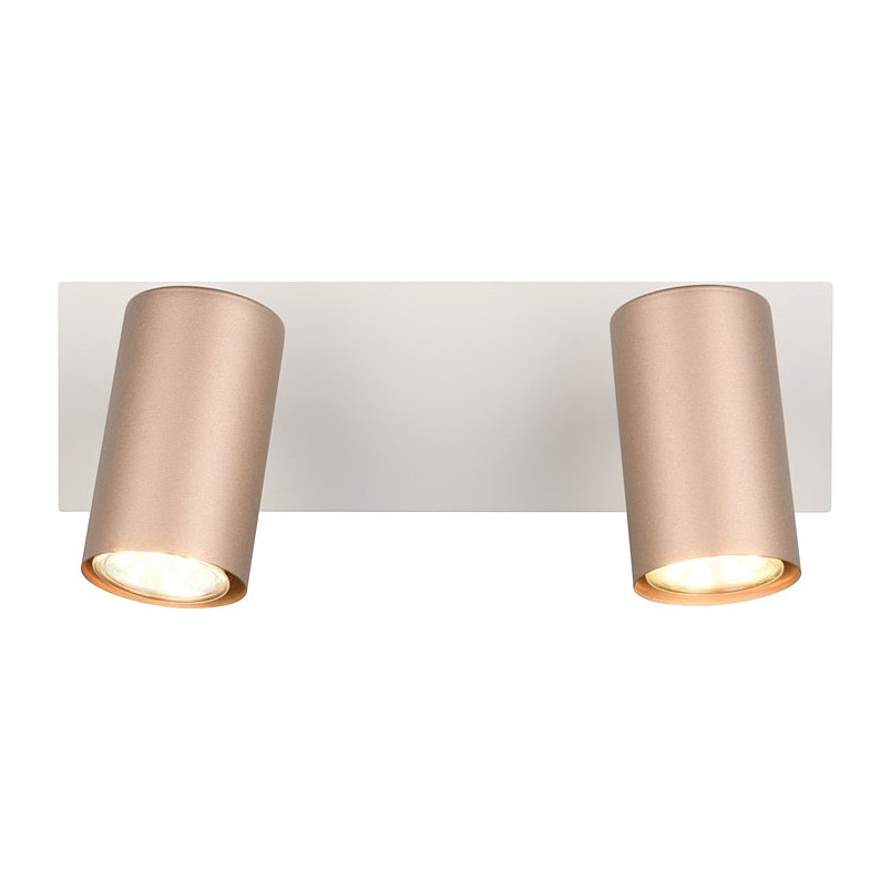 Reflektor sufitowy modern Marley II kawowy / biały Trio