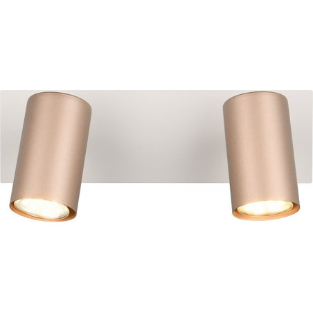 Reflektor sufitowy modern Marley II kawowy / biały Trio